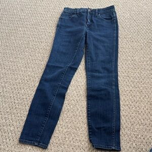 Madewell 10” High Rise Skinny Skinny Deep Blue Women's Jeans - size 26
